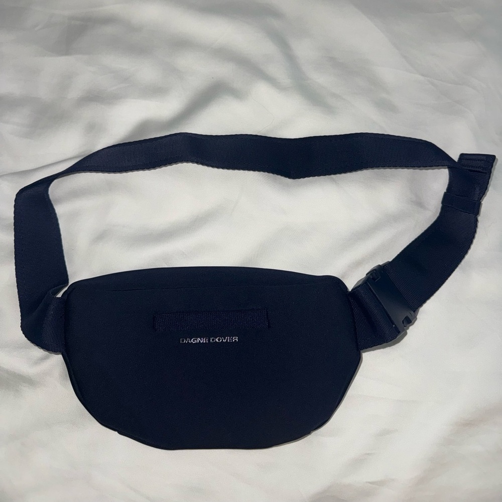 Dagne Dover Ace Neoprene Fanny Pack belt bag in Storm navy blue - Picture 3 of 5